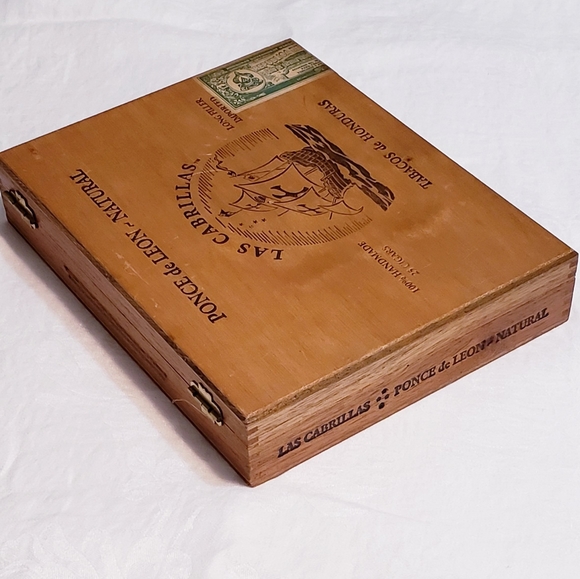 Wooden Cigar Box/ Jewelry box - Picture 2 of 6